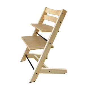 كرسي خشبي للأطفال لتعزيز النمو والتعلم أثناء تناول الطعام، مقعد للأطفال والرضع - Product Image 3