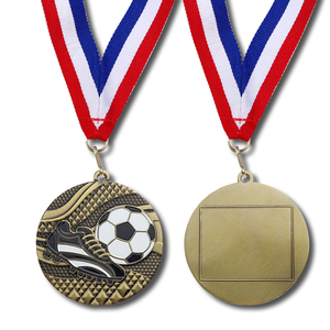 Medaglia Personalizzata per Calcio, Premio 3D in Lega di Zinco, Medaglie Sportive Personalizzate in Metallo per Corsa e Taekwondo - Product Image 3