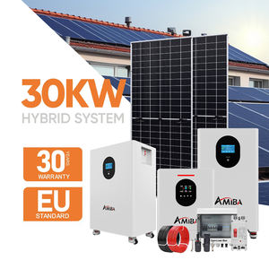Sistema de Energía Solar con Batería LiFePO4 de 5Kw 10Kw MPPT 12Kw 6kw, <span class=keywords><strong>Paneles</strong></span> Solares Híbridos Fuera de la Red con Almacenamiento - Product Image 1