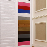 Volets de porte en bois sur mesure, volets de séparation de pièce en PVC avec porte de placard pliante