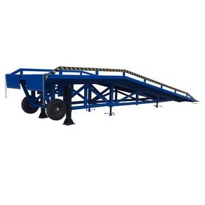 Rampe de chargement mobile pour conteneurs, hauteur réglable, pour chariot élévateur, rampe de quai manuelle, élévateur de quai de chargement - Product Image 3