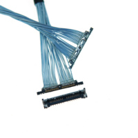 Câble LVDS DF56-26/30/40/50 broches, pas de 0,3 mm, avec pinout normal/inversé, câble micro-coaxial pour écran de caméra et panneau LCD de cardan de drone