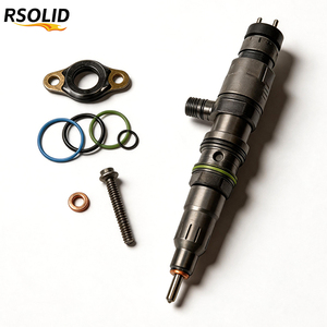 Inyector de Combustible Remanufacturado Rsoliddiesel A4710700387 4710700387 0445120194 0986435642 para Excavadora con Motor DD13 12.8L OM457 - Product Image 1