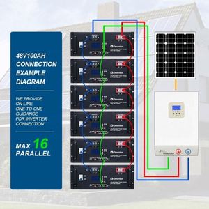 Batterie au lithium-ion Dawnice pour stockage d'énergie, Akku 20kwh 30kwh 15kwh 51.2V 200ah 280ah 300ah 400ah 500ah 600ah 48V Batterie Lifepo4 - Product Image 4