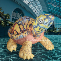 Décoration de jardin extérieur Tortue Gonflable Dessin Animé Animal Thème Modèle Ballon Dragon Gonflable