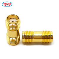 Fabricant fournit 50 ohms SMA femelle Jack vers SMA femelle Jack RF Coaxial adaptateur Coaxial adaptateur convertisseur connecteurs en stock