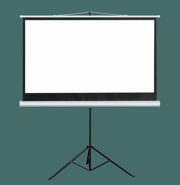 70-150 Inch Matt White Floor Foldable Stand Tripod Office Matte White Fabric Portable Tripod Projection Screen