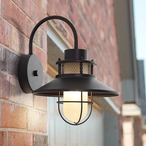 Lampe murale d'extérieur rétro à LED, étanche, pour murs extérieurs, balcons, terrasses, cours, éclairage d'entrée - Product Image 3