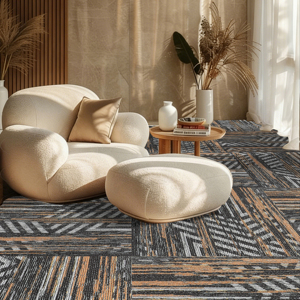 Dalton Artistic Modular Carpet Tile 24x24, dalles de moquette de style européen pour bureau, fabricant de dalles de moquette, norme australienne, à coller - Product Image 1