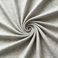 Tissu Jacquard 100% Polyester Teint Résistant à la Décoloration Largeur 98 pouces Anti-Attraction Poids Moyen pour Rideaux de Projet et Usage Domestique