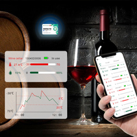 Higrómetro Bluetooth Inalámbrico para Monitoreo de Temperatura, Registrador de Datos de Temperatura BLE