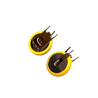 Batería CR2032 de 3V con pestaña, personalizada al por mayor, para alarma de seguridad, rastreador GPS, RTC, CMOS, BIOS, respaldo de placa base de computadora
