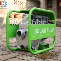 Pompe centrifuge de surface hybride AC/DC sans balais de 3 pouces, 1500W, 2HP, alimentée par énergie solaire pour l'irrigation agricole