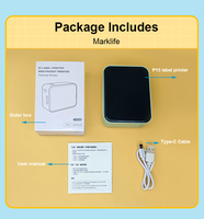 Imprimante d'étiquettes portable P15 Imprimante de codes à barres thermique 15mm avec produits en stock