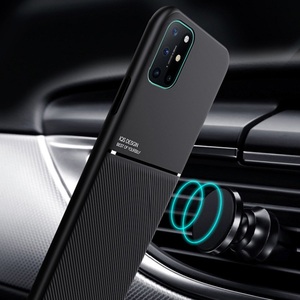 Funda de teléfono de cuero de lujo para Oneplus Nord 9 Pro <span class=keywords><strong>7t</strong></span> <span class=keywords><strong>8</strong></span> <span class=keywords><strong>8t</strong></span>, cubierta trasera de placa magnética ultrafina - Product Image 1