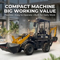 Minipala Compatta per Movimentazione Materiali Edili, Lavori Agricoli e Stradali