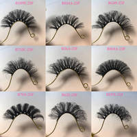 Faux cils russes en bande complète personnalisés en gros pour fournisseurs de cils en vison naturels, Postizas Al Mayor Cils Pestanas Full Strip