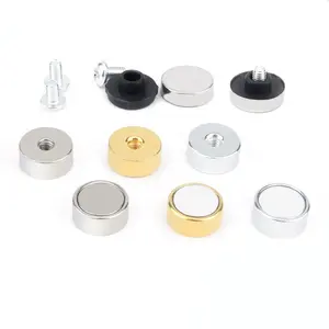 China Manufacturer Stainless Steel Strong Magnetic Mirror Nail Advertising Screw For Mirror