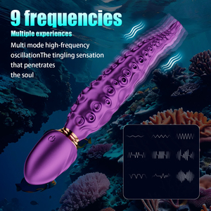 AV Wand <b>Vibrator</b> G-Spot Clitoral Stimulator Octopus Tentacle Dildo Unisex Masturbator Anal Plug IPX7 Waterproof Silicone 10 - Product Image 3