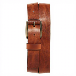 BS INTERNATIONAL Vintage Real Cow Hide Steel Eco-Friendly Premium Quality Handmade Natural Color 3.8 CM <b>Waterproof</b> Pin Buckle - Product Image 6