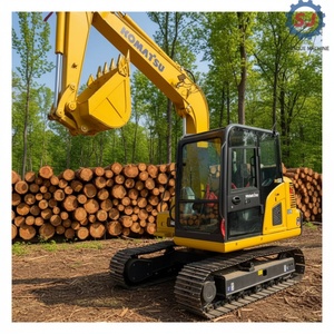 Excavadora Komatsu PC60 Usada de 6 Toneladas, Excavadora Hidráulica para Proyectos de Construcción, Bien Mantenida, Entrega Rápida y Lista para Enviar - Product Image 1