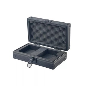 Étui de carte à collectionner en aluminium noir Portable boîte de rangement de dalle graduée Sport avec étui de transport de protection <span class=keywords><strong>EVA</strong></span> découpé pour le voyage - Product Image 1