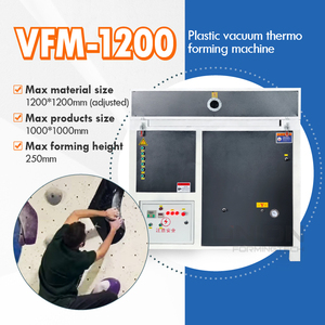 High Quality Automatic Eco-Friendly ABS/PMMA/<strong>HIPS</strong> <strong>Plastic</strong> Vacuum Forming Machine for Climbing Holds - Product Image 1