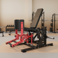 Équipement de fitness pour l'entraînement de la force, très demandé, pour les fessiers, les cuisses et les muscles internes et externes des jambes, Appareil d'abduction et d'adduction à charge de plaques