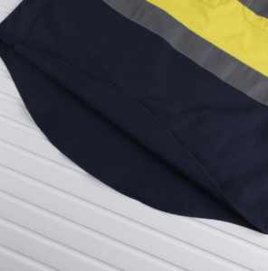 Usine personnalisé <span class=keywords><strong>jaune</strong></span> hommes <span class=keywords><strong>surchemise</strong></span> vestes en gros 100% Nylon vêtements de travail à manches longues mode décontracté extérieur chemise veste - Product Image 5