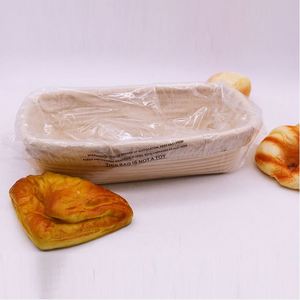 Oval Proofing Basket Oval Proofing Basket PP Plastic Oval Rattan Banneton Bread Proofing Basket