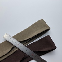Bande élastique ouverte pour pantalons, fournie par l'usine, avec bord personnalisé, ceinture élastique ouverte, ruban élastique pliable de couleur
