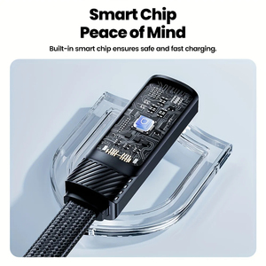Pantalla LED inteligente de codo de 90 grados de 100W compatible con QC 4,0 USB a <span class=keywords><strong>tipo</strong></span> <span class=keywords><strong>C</strong></span> <span class=keywords><strong>Cable</strong></span> de datos de carga rápida para <span class=keywords><strong>Iphone</strong></span> 16 15 Xiaomi Samsung - Product Image 5