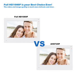 Vidéo Citofono Campanello 7''TFT LCD Cablato Sistema Di Videocitofono Per La <span class=keywords><strong>Casa</strong></span> Monitor Indoor 1080P Telecamera Per Esterni IR - Product Image 2