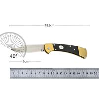 Couteau pliant multifonctionnel CN 110BKG10 pour l'extérieur, couteau de camping avec étui