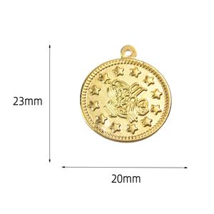 DIY yuvarlak sikke aksesuarları karakter Phoenix yuvarlak Retro tarzı hatıra parası - Product Image 5
