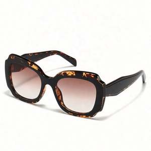 Lunettes de soleil vintage surdimensionnées pour femmes, tendance <span class=keywords><strong>2022</strong></span>, lunettes de soleil de luxe de créateur, monture carrée, <span class=keywords><strong>grandes</strong></span> lunettes de soleil de marques célèbres - Product Image 5