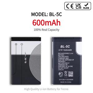 Batería BL-5C de 600 mAh para <span class=keywords><strong>Nokia</strong></span> 3110c 1100 <span class=keywords><strong>1110</strong></span> 1200 1600 2300 2600 2610 2626 3100 3120 6230 |   Certificado CE |   Precio Bajo - Product Image 1