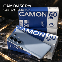 Smartphone Camon 50 Pro 5G, 16 Go de RAM, 512 Go de ROM, appareil photo 108 MP, écran 120 Hz, double SIM, charge rapide, téléphone mobile