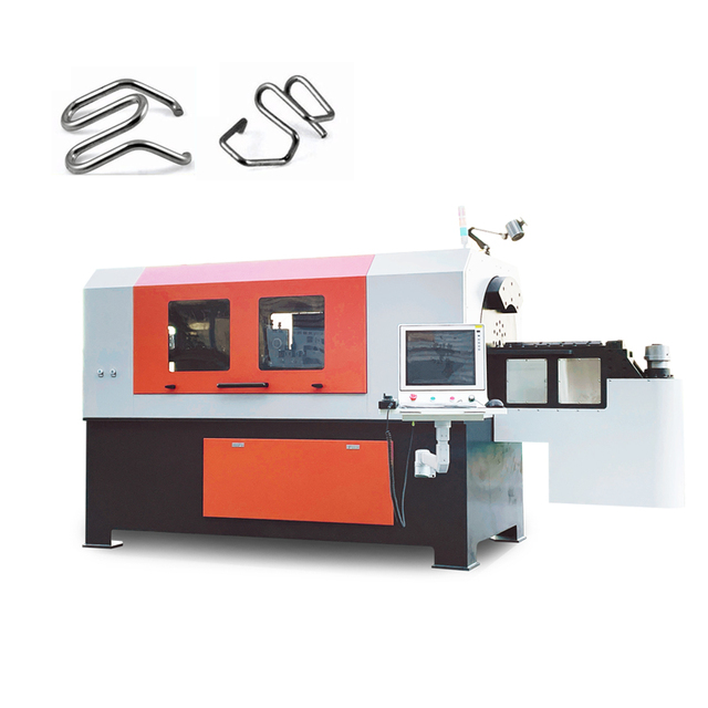 5 Axis CNC Automatic High-Accuracy 16mm Wire Forming & Bending Machine Steel Wire Holders Hooks Hangers Connectors Basket Parts