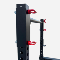 Support de Squat Semi-Professionnel Ajustable de Qualité Commerciale, Pliable en Acier, Équipement de Fitness pour Entraînement Professionnel