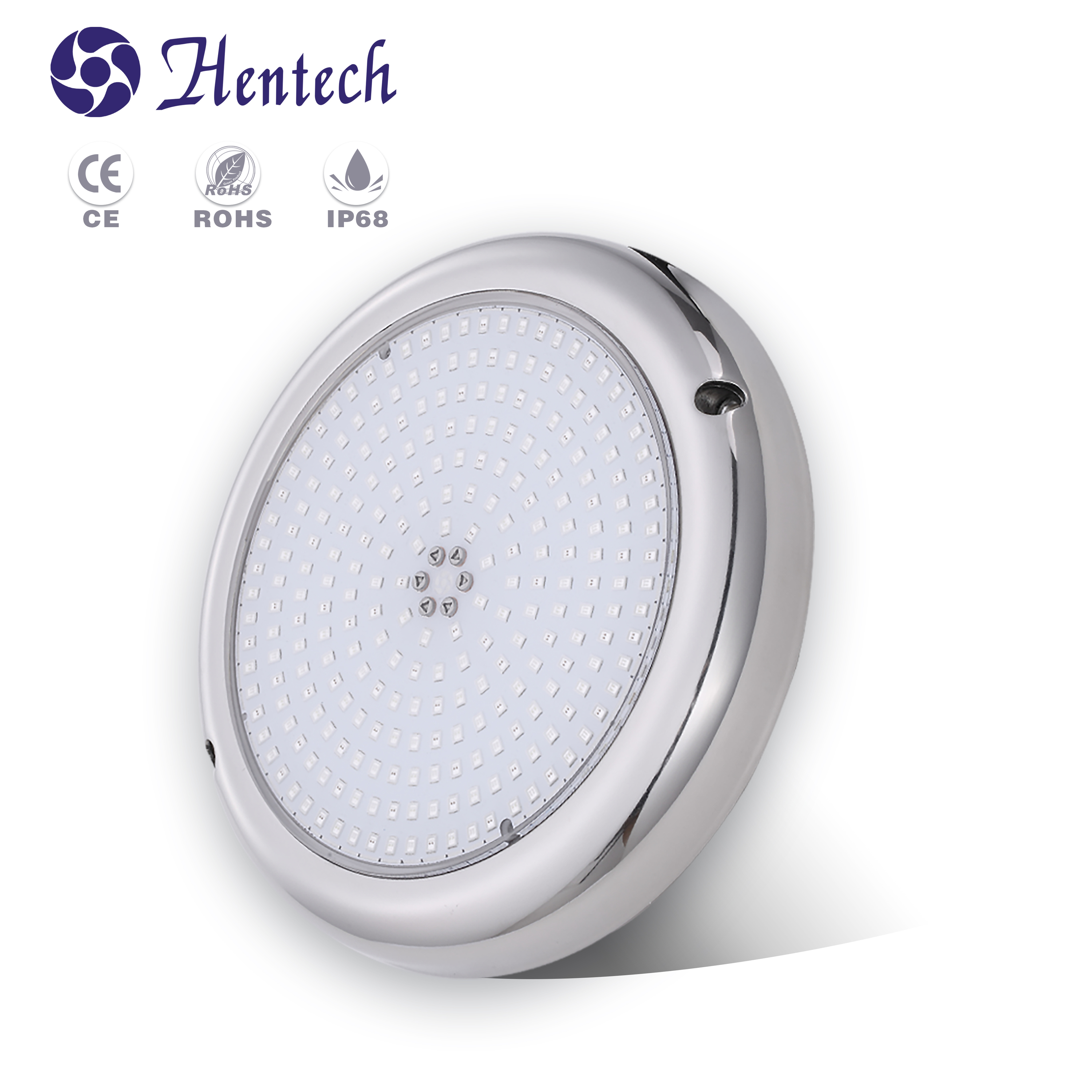 Stainless Steel IP68 Waterproof Wall-Mounted 150mm LED Pool Light RGB 12V AC 3-Year Warranty
