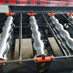 고속 유약 타일 롤 성형기, 금속 지붕판 생산용, PLC 제어 자동 지붕 패널 장비 - Product Image 4