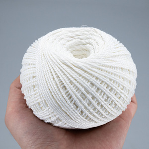 Cotton Yarn Ball 150g Spun Ring Spun <b>Bleached</b> For Construction And Craft Use - Product Image 4