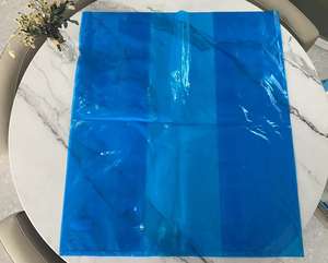 Tas datar LDPE biru bening kustom tahan air poli <span class=keywords><strong>Liner</strong></span> untuk makanan bayi dan Pizza cetak Offset kotak karton bawah panas - Product Image 5