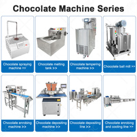 Machine de revêtement à bande transporteuse compacte HNOC 1200 mm pour chocolat, ligne d'enrobage 60 kg - Prix