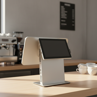 Système de point de vente tout-en-un à écran tactile de bureau avec Windows et Android OS, caisse enregistreuse Intel I5 modèle S15, garantie 1 an