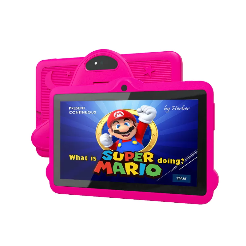 El mejor regalo, tableta para niños de 7 pulgadas, 1GB, 8GB, aplicación educativa preinstalada para niños, Android 7,0, tableta Pc para niños y niñas
