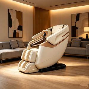 Fauteuil de massage chauffant à température constante pour le corps entier et le dos, avec Bluetooth, détend les muscles, soulage les douleurs, idéal pour les longues sessions assises - Product Image 1