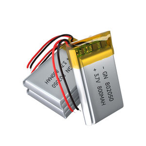 סיטונאי 802050 נטענת lipo סוללה 3.7v li-פולימר סוללה 800mah 802050 ליתיום פולימר סוללה - Product Image 1
