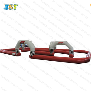 Piste de course gonflable pour <span class=keywords><strong>kart</strong></span>, piste de course gonflable pour voiture pare-chocs, piste de course gonflable attrayante pour boule de trémie - Product Image 1